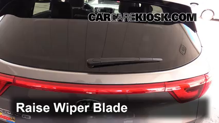 2017 Kia Sportage LX 2.4L 4 Cyl. Windshield Wiper Blade (Rear) Replace Wiper Blade